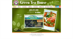 Desktop Screenshot of greenteahousela.com